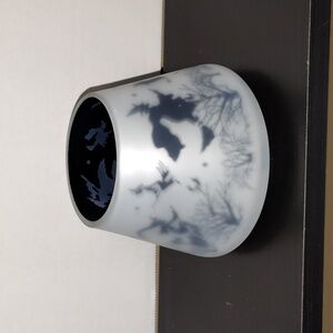 Yankee candle topper glass Halloween witches